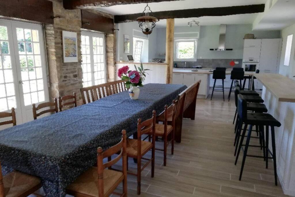 Gite De Charme 14 Personnes Labellise Clevacances 3 Etoiles Sainte-Seve Exteriér fotografie